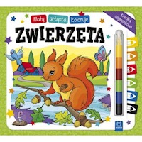 Mały artysta koloruje zwierzęta + kredka segmentowa - Kajdana Sylwia - książka