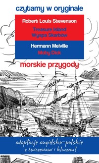 Morskie przygody. Czytamy w oryginale - Robert Louis Stevenson, Hermann Melville - książka