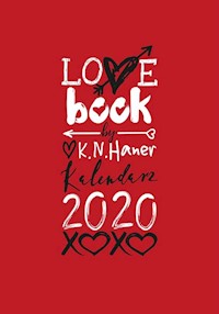 LOVE book by K.N. Haner. Kalendarz 2020 - Haner K.N. - książka