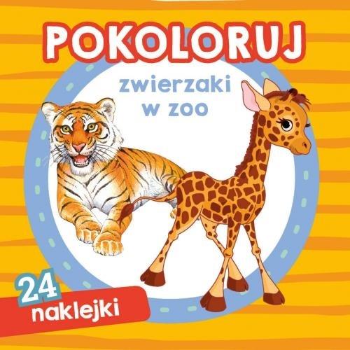 Pokoloruj zwierzaki w zoo - Dorota Krassowska, Andrzej Kłapyta - książka