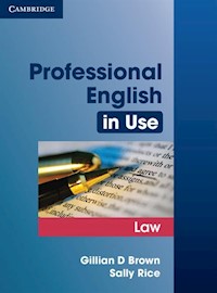 Professional English in Use Law - Brown Gillian D., Rice Sally - książka