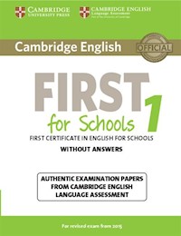 Cambridge English First for Schools 1 Authentic examination papers without answers -  - książka