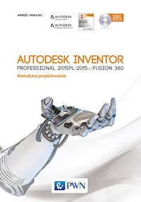 Autodesk Inventor Professional 2015PL/2015+ Fusion/Fusion 360 z płytą CD - Jaskulski Andrzej - książka