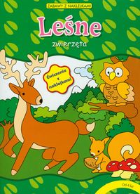 Leśne zwierzęta Zabawy z naklejkami -  - książka
