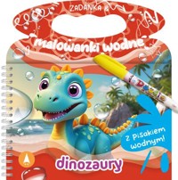 Dinozaury. Zadanka & malowanki wodne - Wioleta Żyłowska - książka