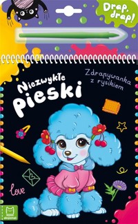 Niezwykłe pieski. Zdrapywanka z rysikiem - Agata Kaczyńska - książka