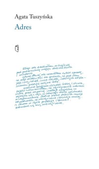 Adres - Agata Tuszyńska - książka