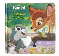 Zabawa w chowanego. Książeczka sensoryczna. Disney Bambi - Ilona Siwak (tłum.), Grace Baranowski - książka
