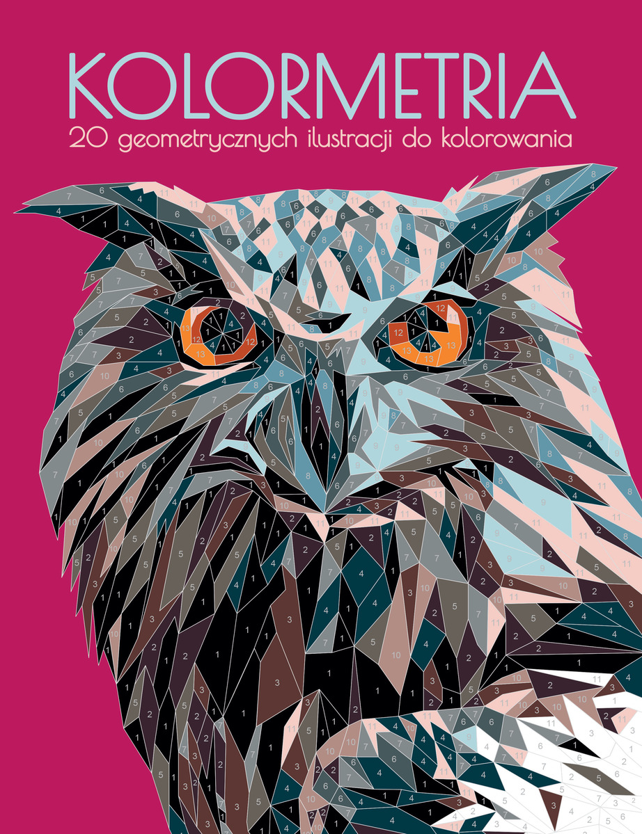 Kolormetria. 20 geometrycznych ilustracji do kolorowania - Jack Clucas (ilustr.) - książka