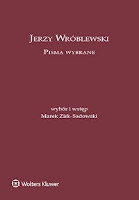 Jerzy Wróblewski Pisma wybrane - Jerzy Wróblewski - książka