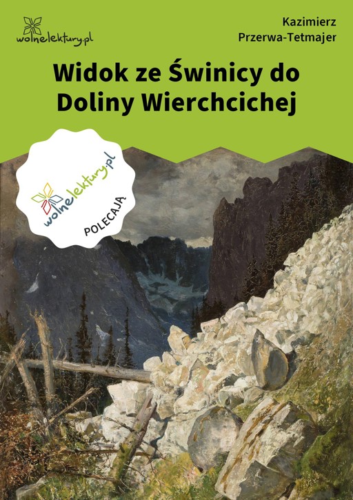 Okładka książki Widok ze Świnicy do Doliny Wierchcichej