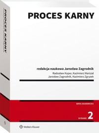 Proces karny - Zagrodnik Jarosław - książka