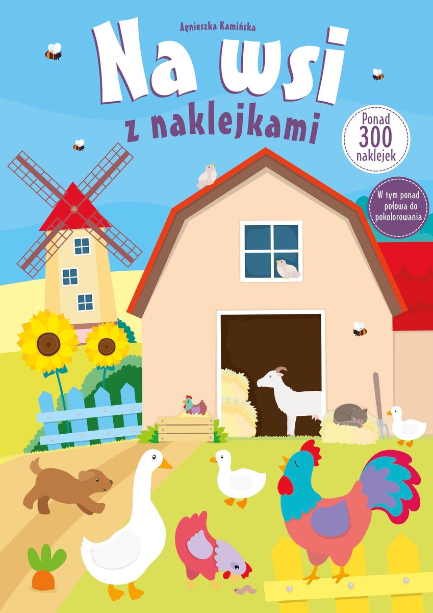 Na wsi z naklejkami - Agnieszka Kamińska - książka