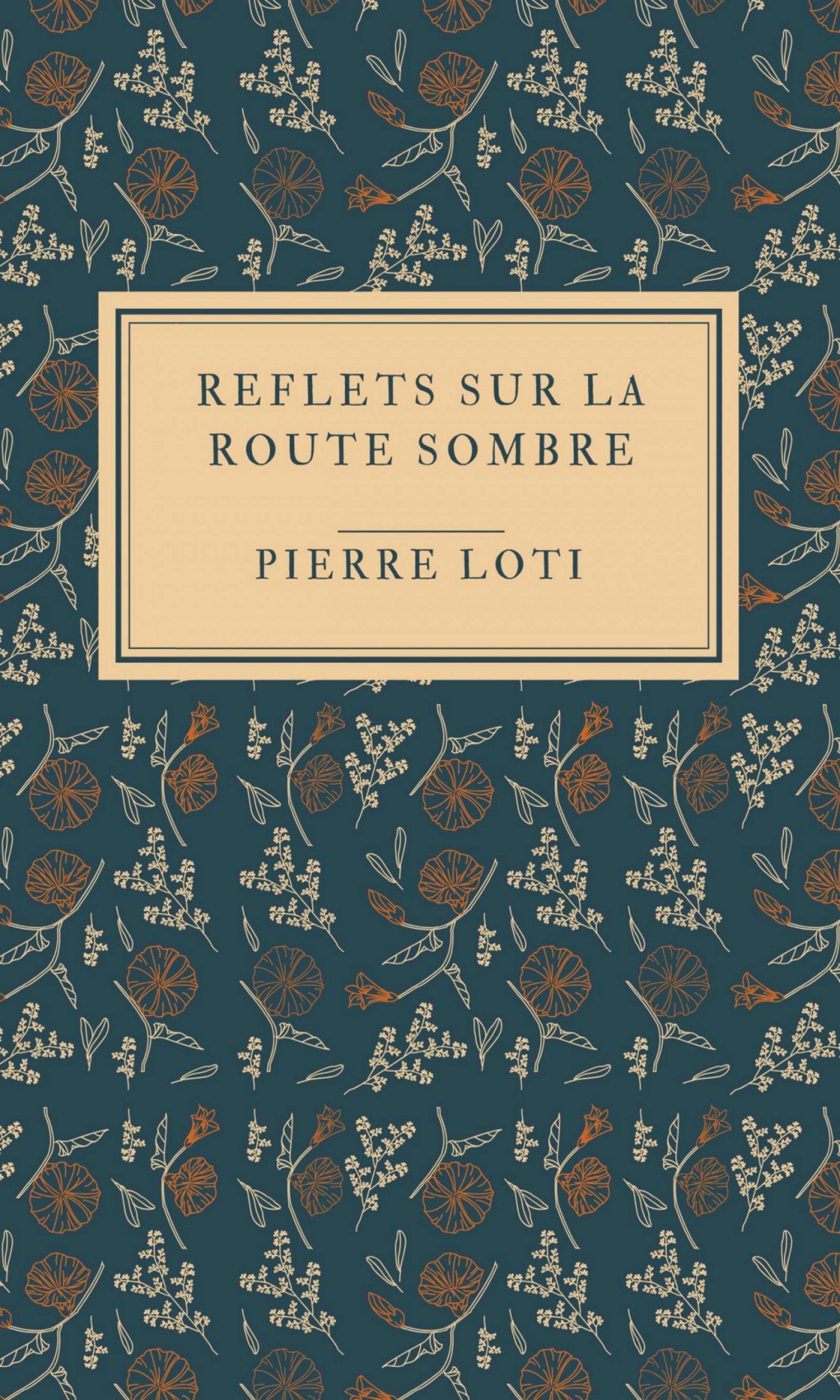 Reflets sur la route sombre
