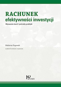 Rachunek efektywności inwestycji - Rogowski Waldemar - książka