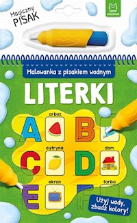 Malowanka z pisakiem wodnym Literki -  - książka