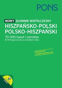 PONS Nowy słownik współczesny hiszpańsko-polski, polsko-hiszpański -  - książka