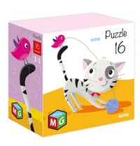Puzzle 16 Kotek -  - książka