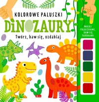 Dinozaury. Kolorowe paluszki - Wojciech Baturo - książka