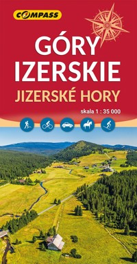 Góry Izerskie. Mapa turystyczna w skali 1: 35 000 - zbiorowa praca - książka