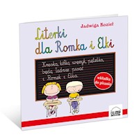 Literki dla Romka i Elki + marker - Kozieł Jadwiga - książka