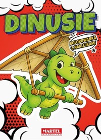 Kolorowanka komiksowa. Dinusie z naklejkami - zbiorowa praca - książka