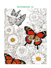 Fun coloring book Butterflies 3 for little artists - Kurt Taylor - ebook