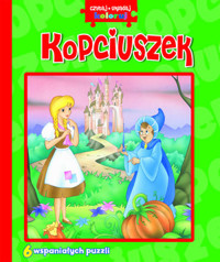 Kopciuszek. Czytaj, układaj, koloruj - zbiorowa praca - książka