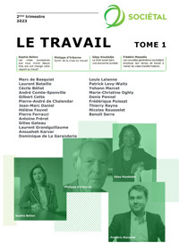 Revue Sociétal : Le travail - Tome 1 - Institut de l'Entreprise Institut de l'Entreprise - ebook