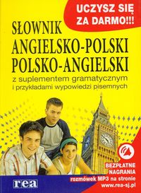 Słownik angielsko-polski polsko-angielski z suplementem gramatycznym i przykładami wypowiedzi pisemnych -  - książka