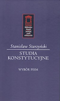 Studia konstytucyjne - Starzyński Stanisław - książka