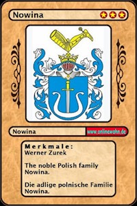 The noble Polish family Nowina. Die adlige polnische Familie Nowina. - Werner Zurek - ebook
