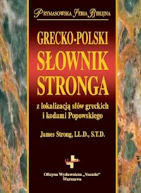 Grecko-polski słownik Stronga - Strong James - książka