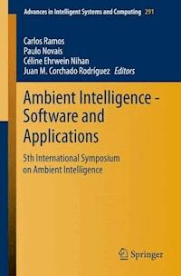 Ambient Intelligence - Software and Applications -  - ebook