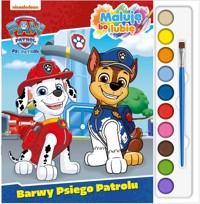Psi Patrol Maluję bo lubię Barwy Psiego Patrolu -  - książka