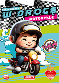 Kolorowanka W drogę. Motocykle z naklejkami - Salamon Katarzyna - książka