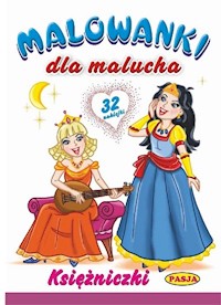 Malowanki dla malucha Księżniczki - Błędowski Ernest - książka