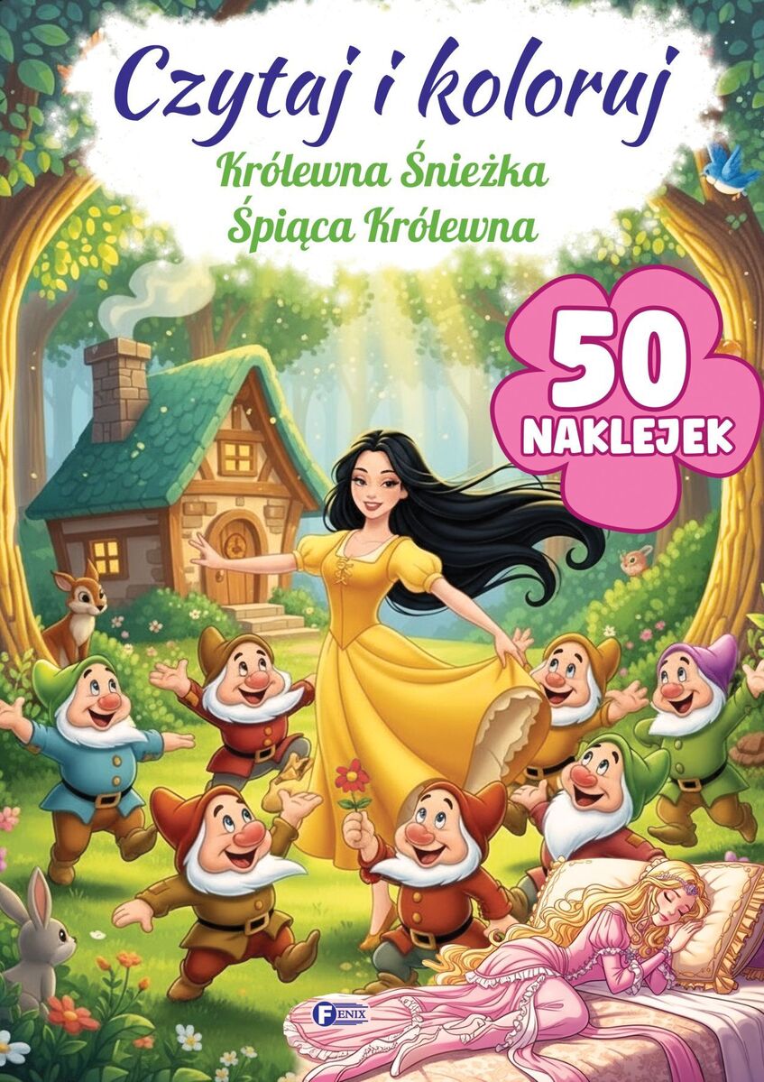 Królewna Śnieżka / Śpiąca Królewna. Czytaj i koloruj - zbiorowa praca - książka