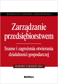 Zarządzanie przedsiębiorstwem - Czemiel-Grzybowska Wioletta - książka