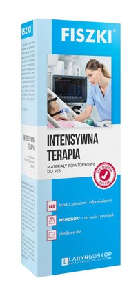 Intensywna terapia. Fiszki. Materiały powtórkowe do PES - zbiorowa praca - książka