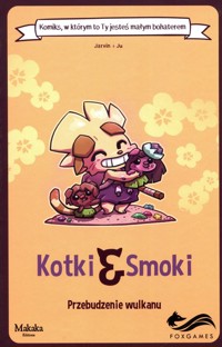 Komiks paragrafowy Kotki i smoki Przebudzenie wulkanu - Jarvin - książka