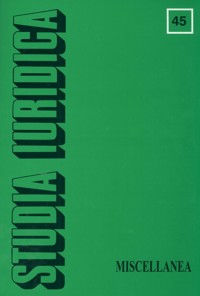 Studia Iuridica Tom 45 Miscellanea -  - książka
