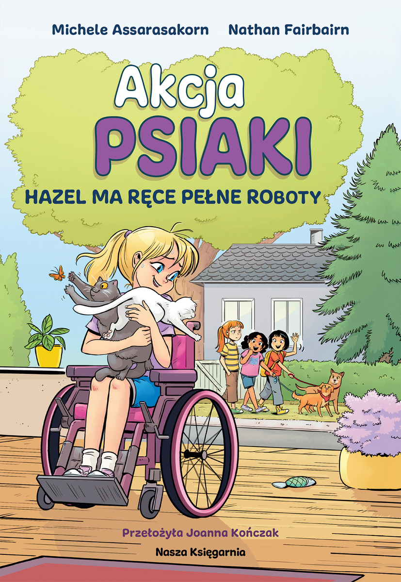 Akcja PSIAKI 4. Hazel ma ręce pełne roboty - Nathan Fairbairn - książka