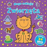 Zwierzęta Mega naklejki -  - książka