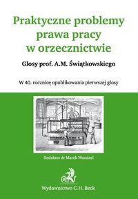 Praktyczne problemy prawa pracy w orzecznictwie -  - książka