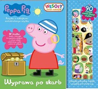 Peppa Pig Wesoły świat naklejek Wyprawa po skarb -  - książka
