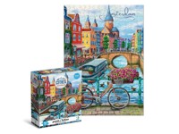 Puzzle 300 Easy-M Cities Amsterdam -  - książka