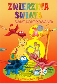 Zwierzęta świata Świat kolorowanek -  - książka