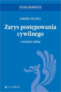 Zarys postępowania cywilnego z testami online -  - książka