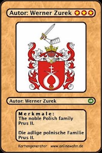 The noble Polish family Prus I Die adlige polnische Familie Prus I. - Werner Zurek - ebook